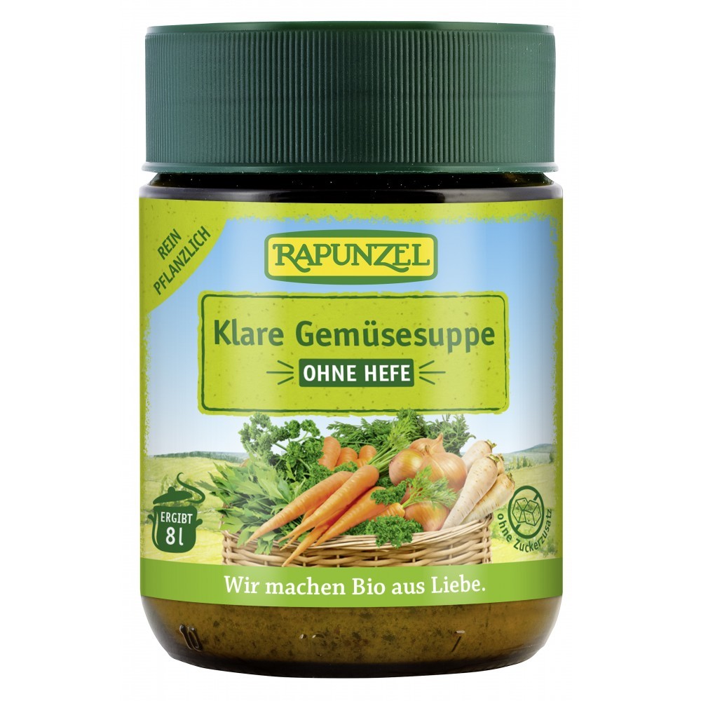 Rapunzel Amestec de legume pentru supa clara fara drojdie 160g