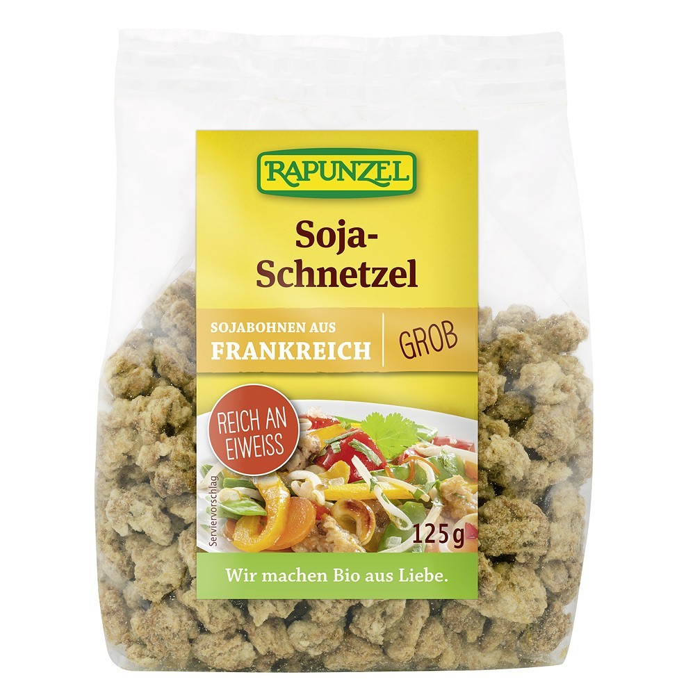 Rapunzel Soia bucati mari bio 125g