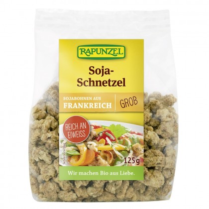 Rapunzel Soia bucati mari bio 125g