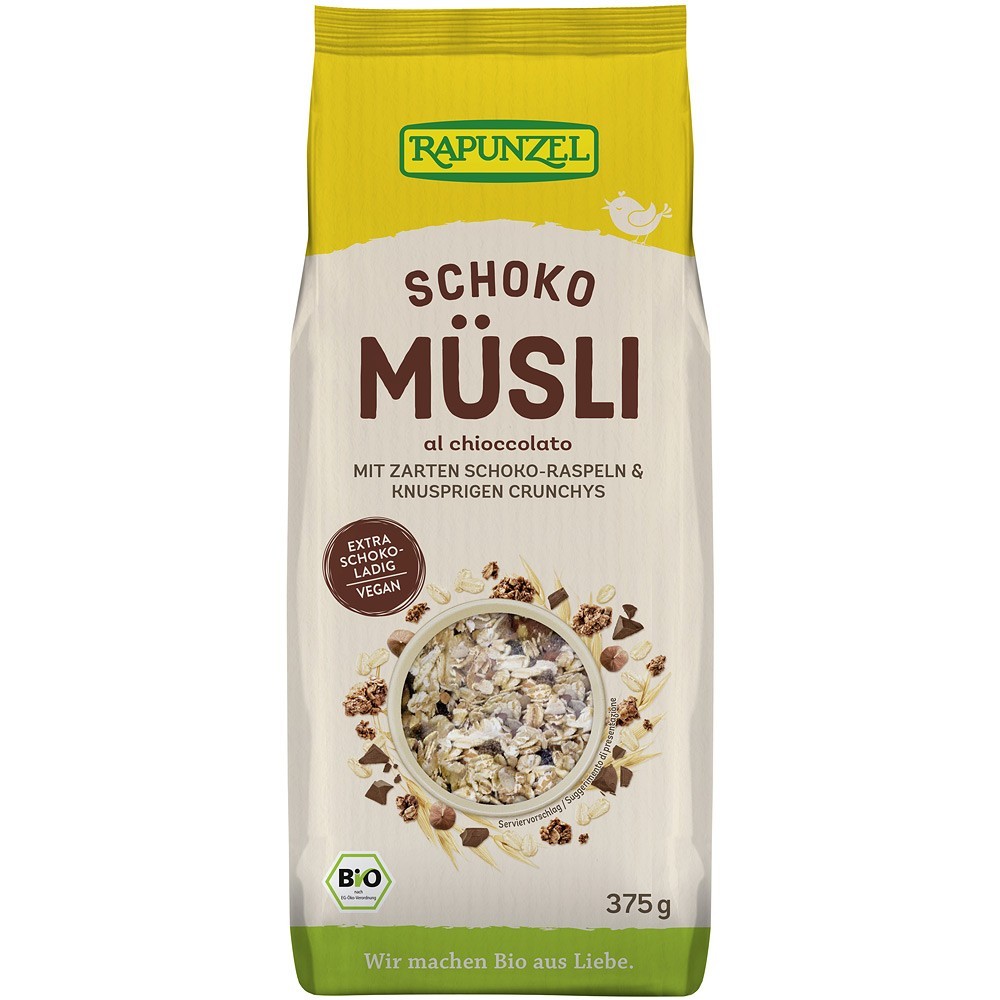 Rapunzel Musli ecologic cu amarant si ciocolata 375g