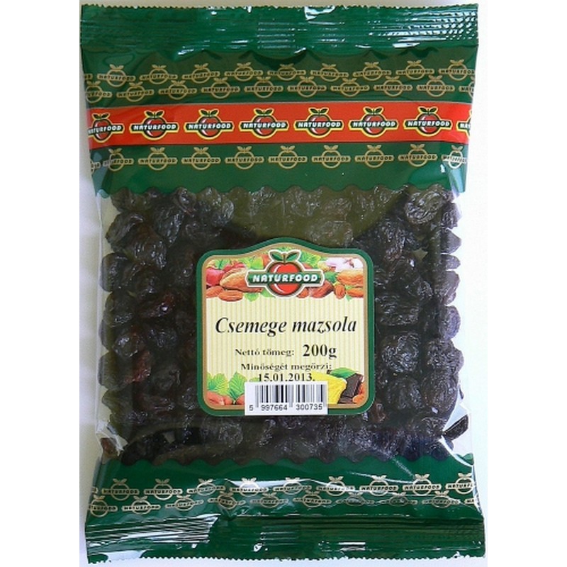 Naturfood Stafide Jumbo negre 200g