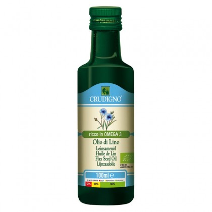Crudigno bio ulei de in 0.1 l