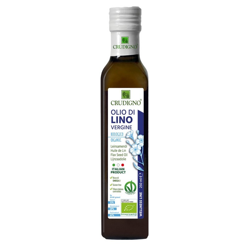 Crudigno BIO Ulei de in 0.25 l