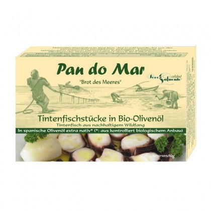 Pan do Mar Caracatita in ulei de masline bio 120g
