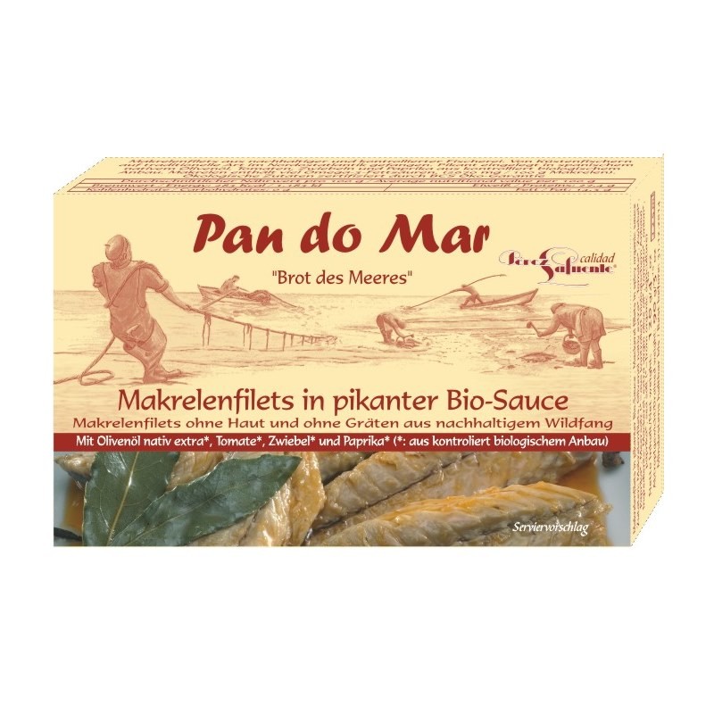 Pan do Mar Macrou file in sos picant bio 120g