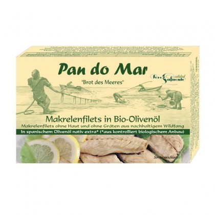 Pan do Mar Macrou file in ulei de masline bio 120g