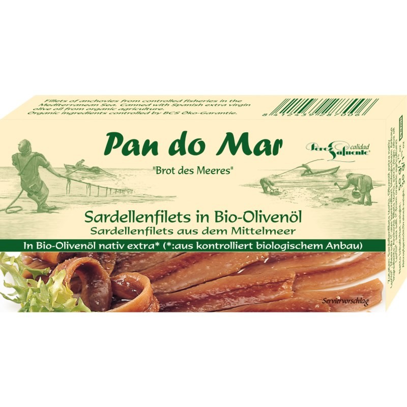 Pan do Mar Anchoa file in ulei de masline 50g