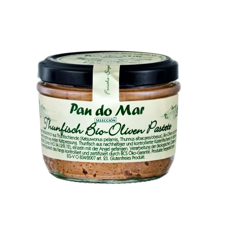 Pan do Mar Pate de ton cu masline bio 125g