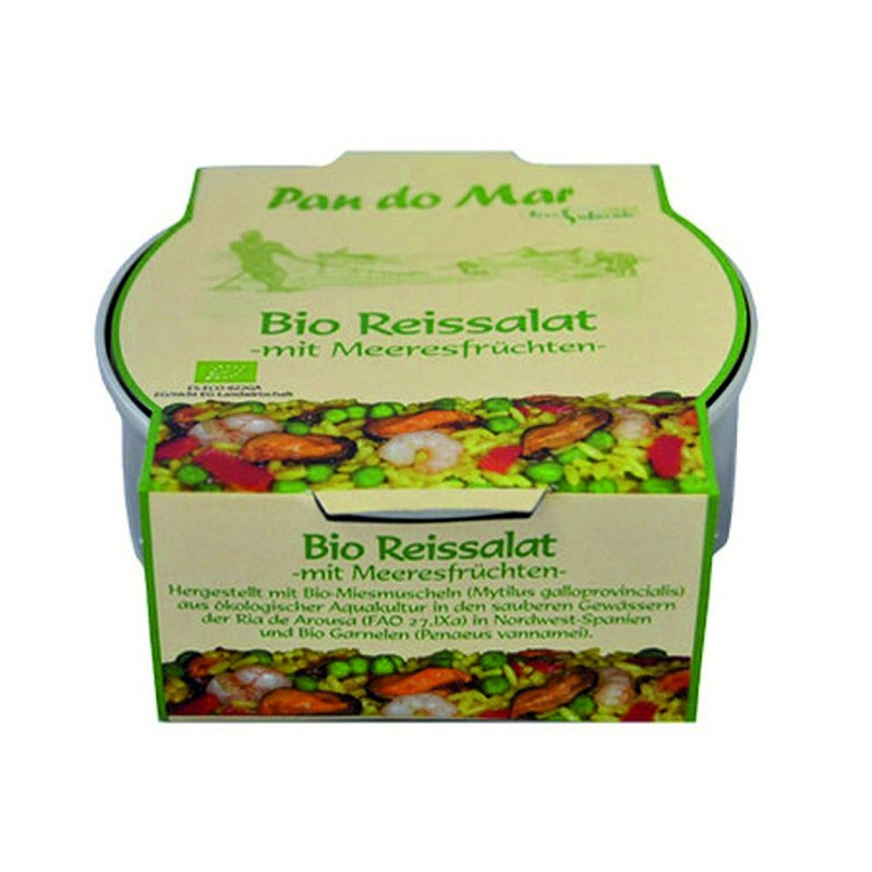 Pan do Mar Salata de orez bio cu fructe de mare 250g