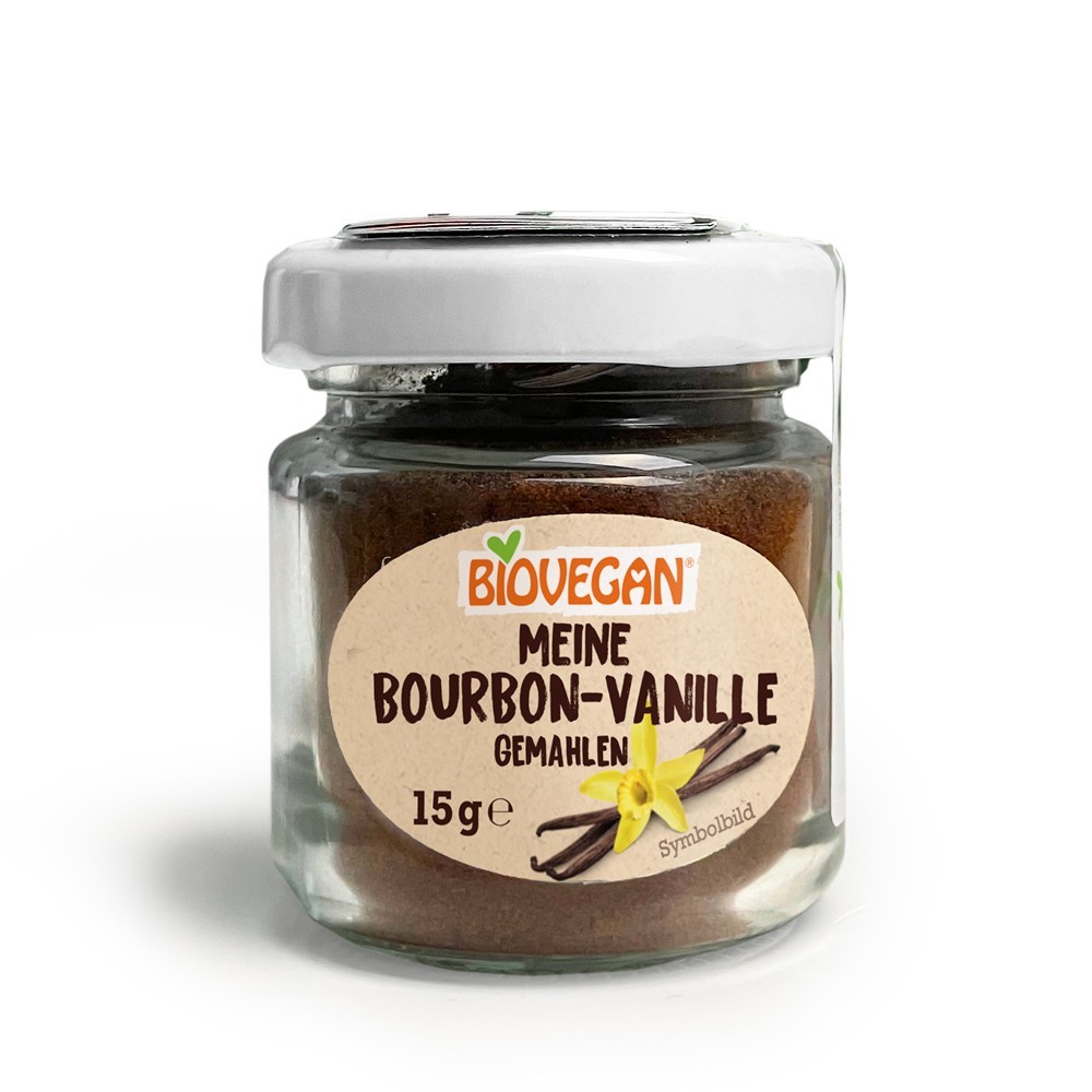 Biovegan Pudra de Bourbon vanilie ecologica 15g