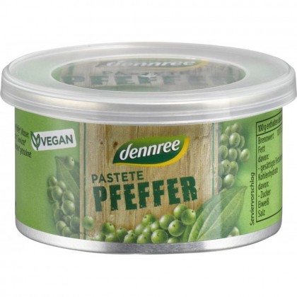 Dennree Pateu vegetal cu piper bio 125g