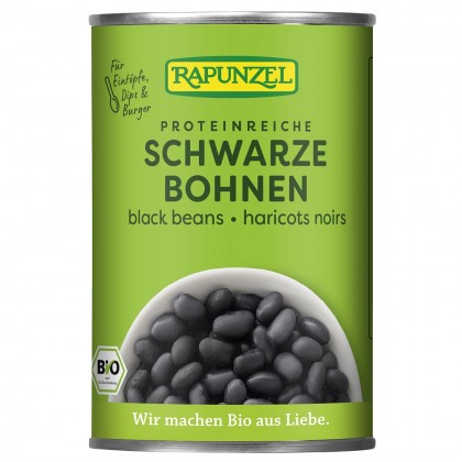 Rapunzel Fasole neagra la conserva 400g