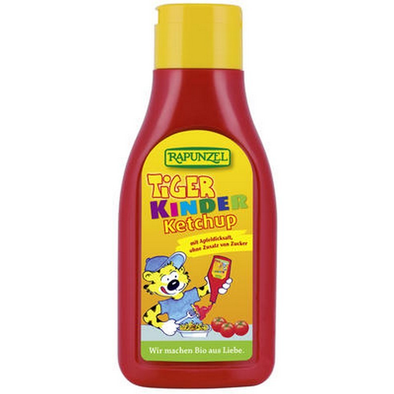Rapunzel BIO Ketchup de tomate Tiger pentru Copii Indulcit cu nectar de mere 500ml
