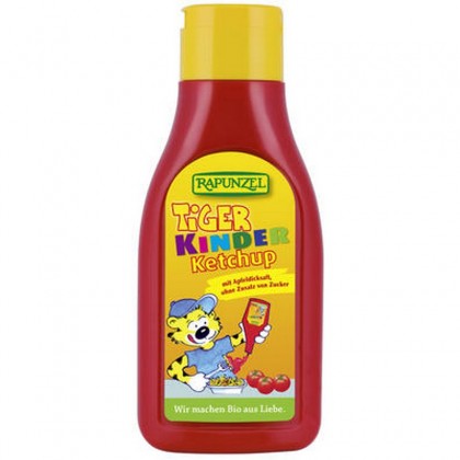 Rapunzel BIO Ketchup de tomate Tiger pentru Copii Indulcit cu nectar de mere 500ml