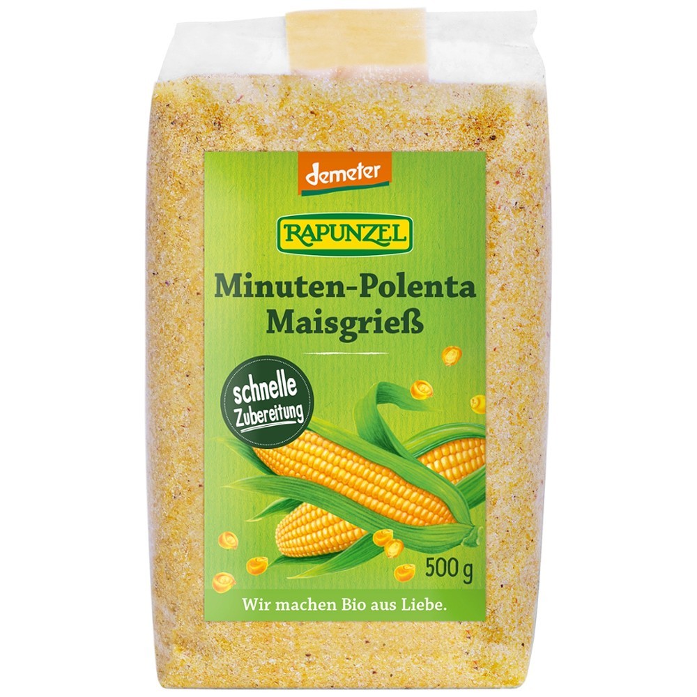 Rapunzel Gris de porumb pentru mamaliga instant 500g