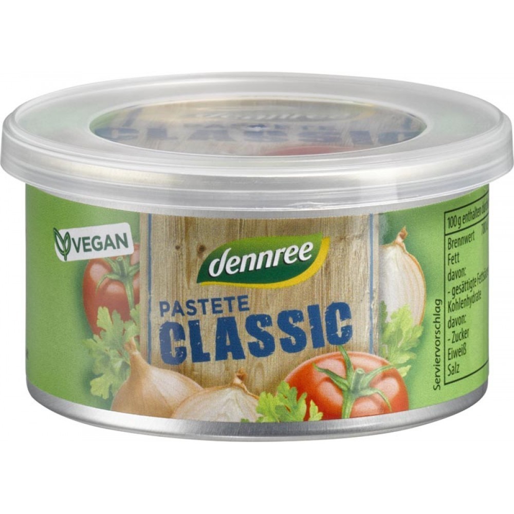 Dennree Pateu vegetal ecologic 125g