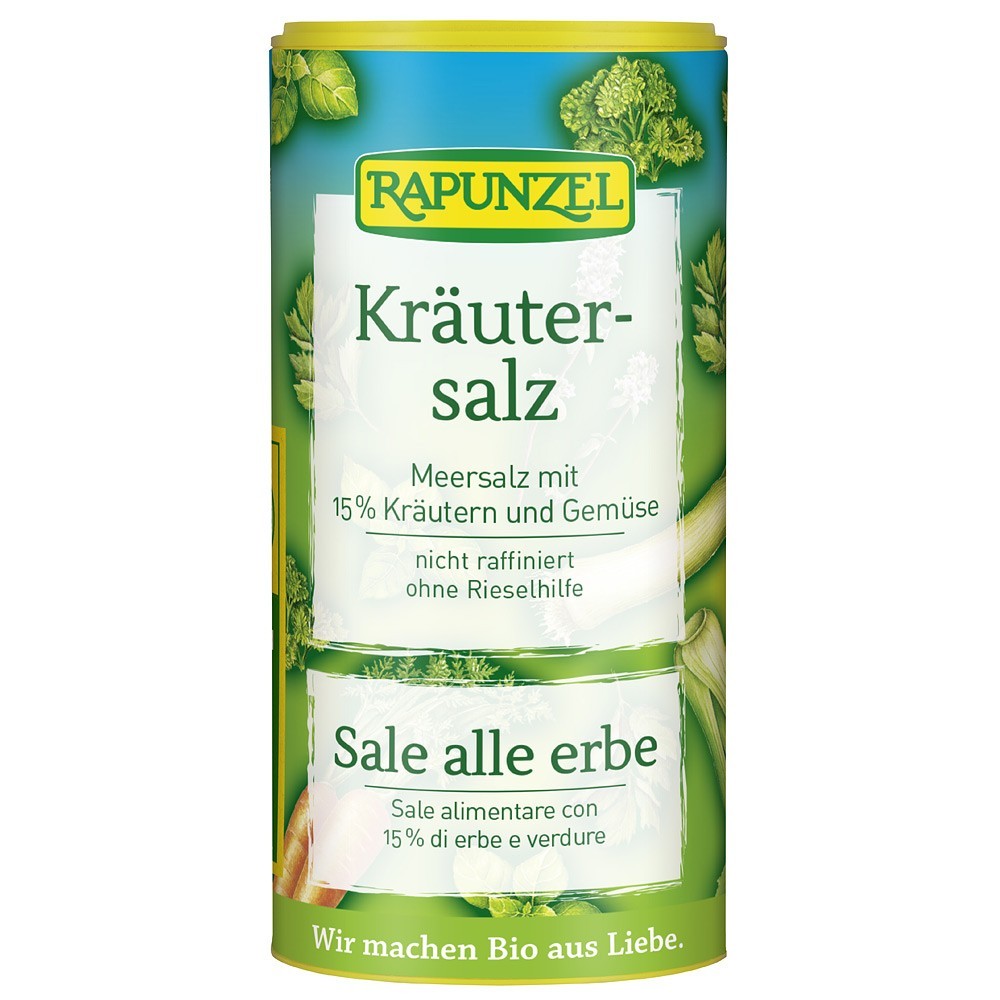 Rapunzel Sare neiodata cu 15% ierburi si legume 125g