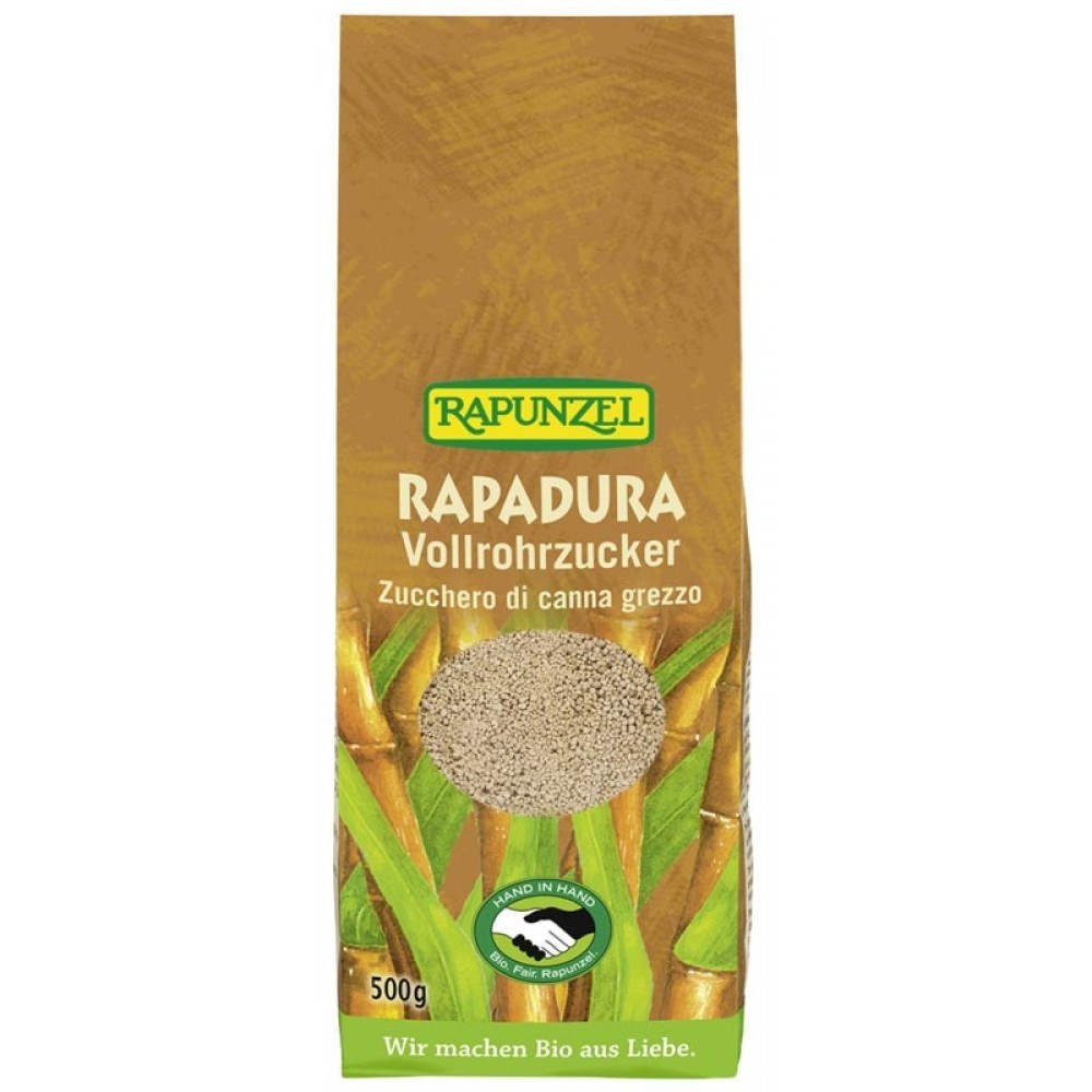 Rapunzel Zahar bio RAPADURA din trestie integral 500g