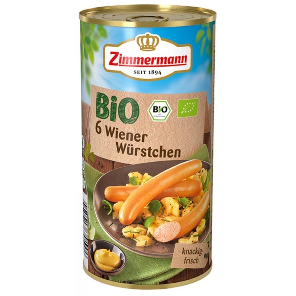 Zimmermann Crenvursti ecologici fara gluten 550g