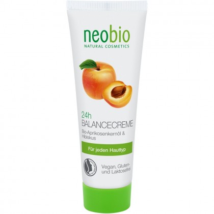 NeoBio Crema echilibrare 24H cu ulei din samburi de caise 50ml