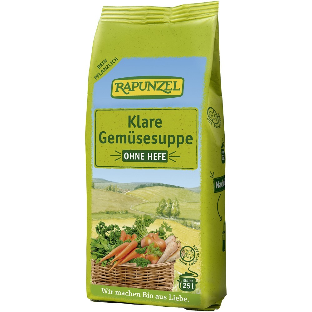 Rapunzel Amestec de legume bio pentru supa clara fara drojdie 500g