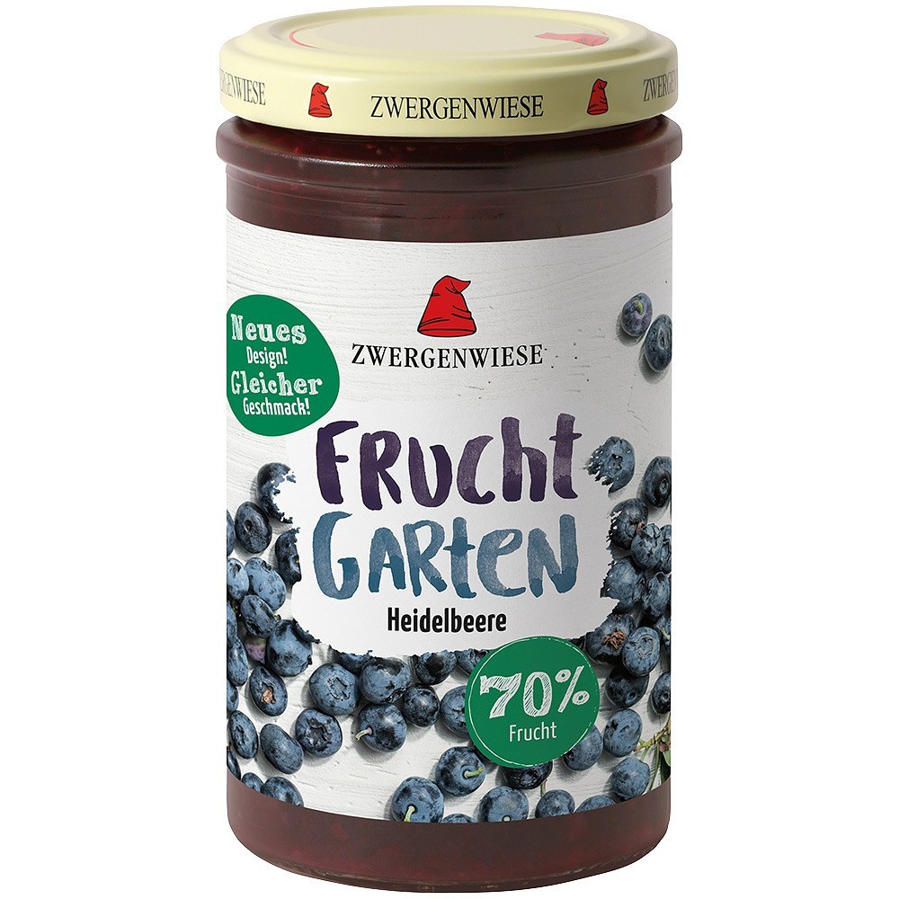 Zwergenwiese Gem de afine indulcit cu nectar de agave fara gluten 225g