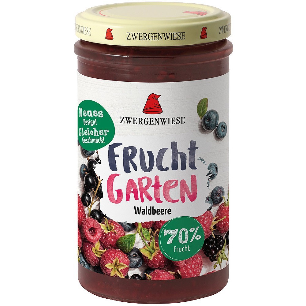 Zwergenwiese Gem de fructe FARA ZAHAR de padure indulcit cu nectar de agave 225g