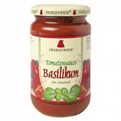 Zwergenwiese Sos bio de tomate cu busuioc 340ml