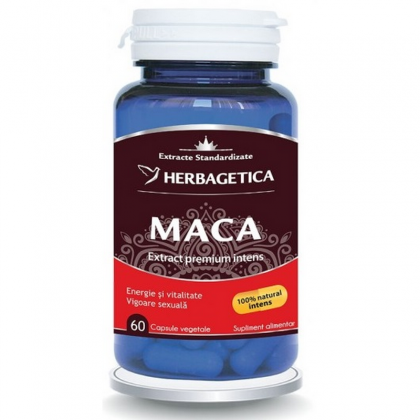 Herbagetica Maca 06/41, ZenForte, energie si vitalitate, 60cps