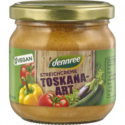 Dennree Pate vegetal ecologic Toskana 180g