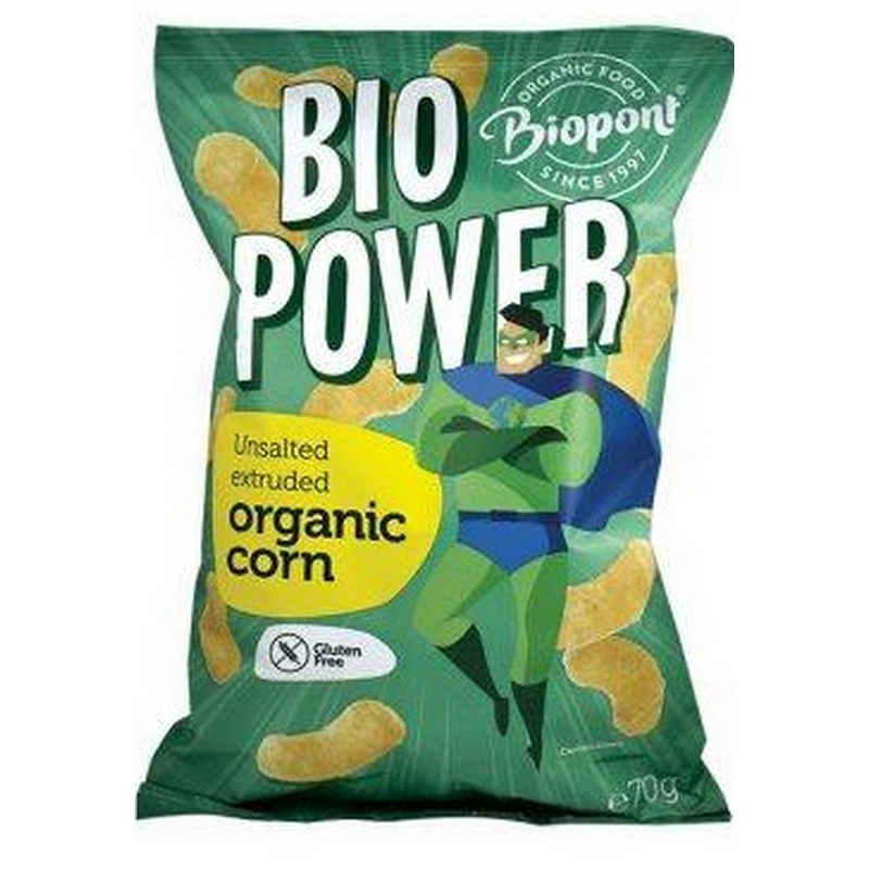 Biopont BIO Porumb extrudat, usor sarat, fara gluten, 70 g