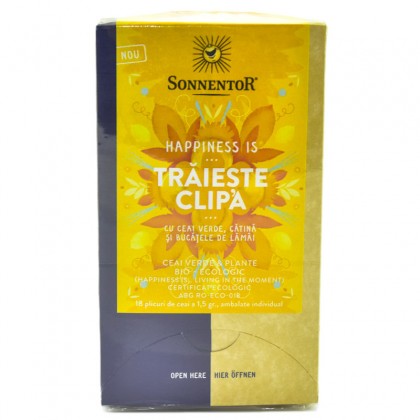 Sonnentor BIO Ceai Happiness is... Traieste Clipa, 18 plicuri, 27g