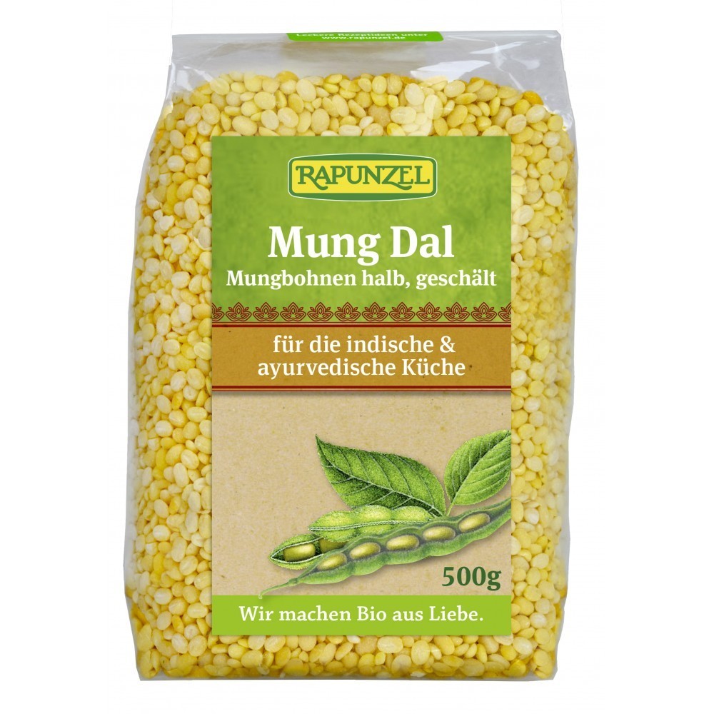 Rapunzel Fasole mung jumatati Mung Dal bio 500g