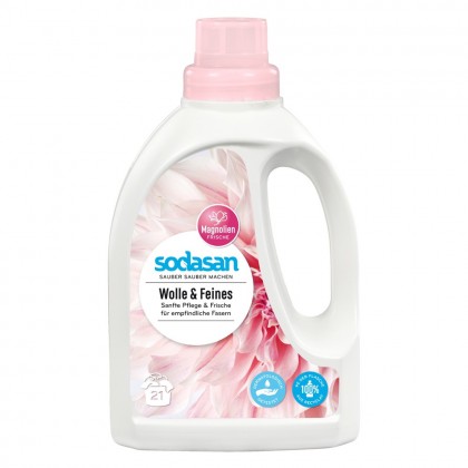 Sodasan Detergent lichid pentru lana si rufe delicate 750ml
