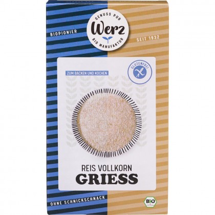 Werz Gris de orez bio FARA GLUTEN 250g