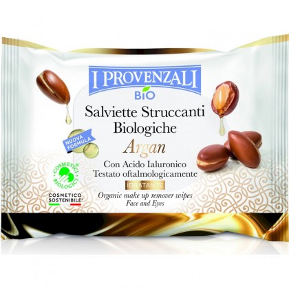 I PROVENZALI Servetele demachiante cu ulei de argan bio