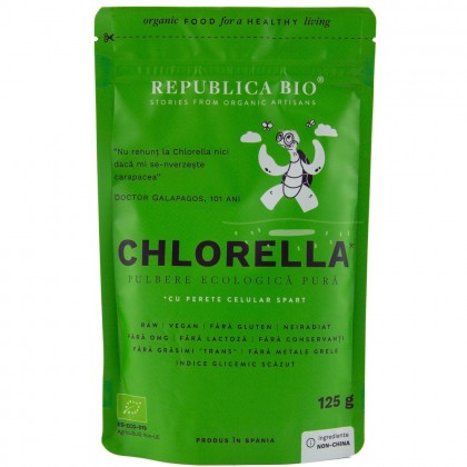 Republica bio Chlorella pulbere ecologica pura 125g