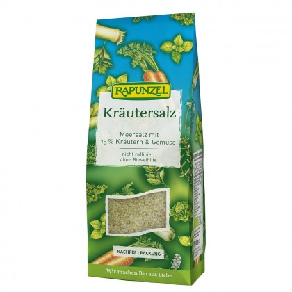 Rapunzel Sare neiodata cu 15% ierburi si legume ecologice 500g