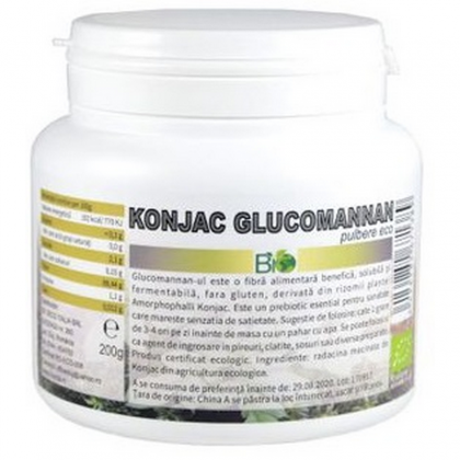 Deco Pudra Bio Konjac Glucomannan 200g