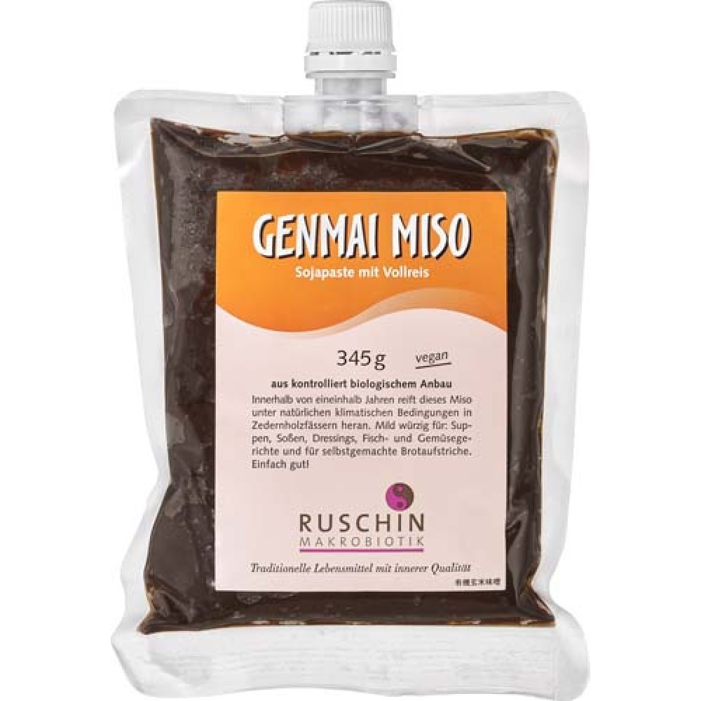 Ruschin Genmai Miso de orez brun nepasteurizat 345g