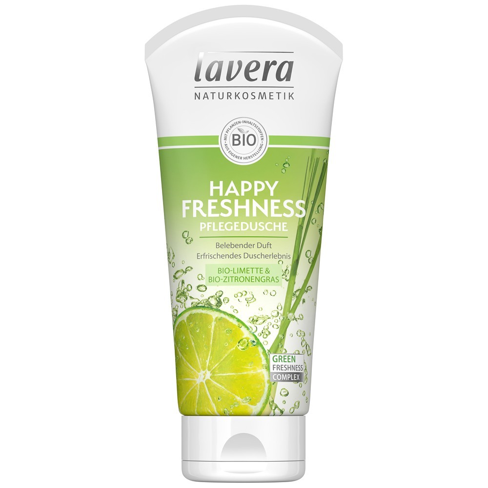 Lavera Gel de dus Happy Freshness cu lime si lemongrass bio 200ml