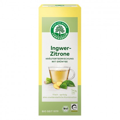 Lebensbaum Ceai cu ghimbir si lamaie ecologic 40g