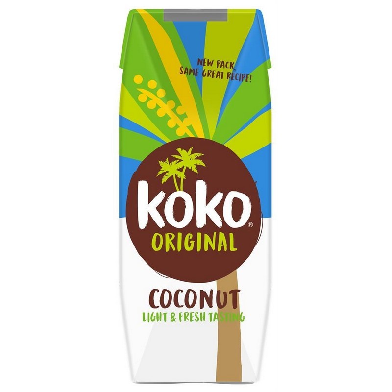 Koko Original Lapte cocos natur cu calciu si vitamine, fara zahar, 250ml