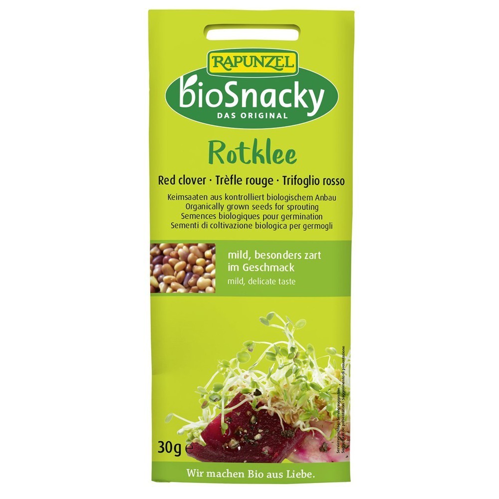 BioSnacky Rapunzel Seminte de trifoi rosu pentru germinat 30g