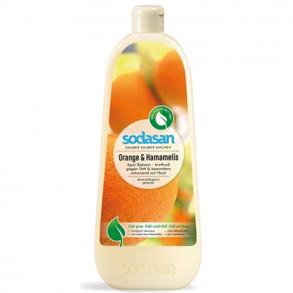 Sodasan Detergent lichid de vase balsam cu portocala ecologic 1L
