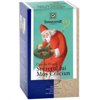Sonnentor Ceai BIO de Fructe Secretul lui Mos Craciun, 18 plicuri, 50,4 g