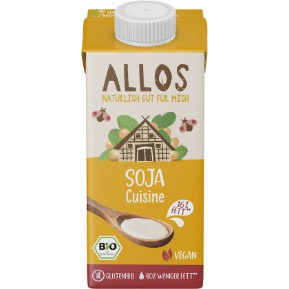 Allos Crema de soia lichida pentru gatit 200ml