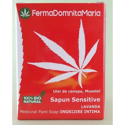 Ferma Domnita Maria Sapun igiena intima `Sensitive` cu lavanda, 100g