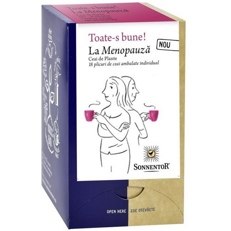 Sonnentor  Ceai BIO de Plante Toate-s bune! La Menopauza, 18 plicuri, 27g