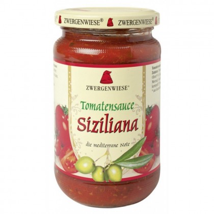 Zwergenwiese Sos bio de tomate Siziliana 340ml